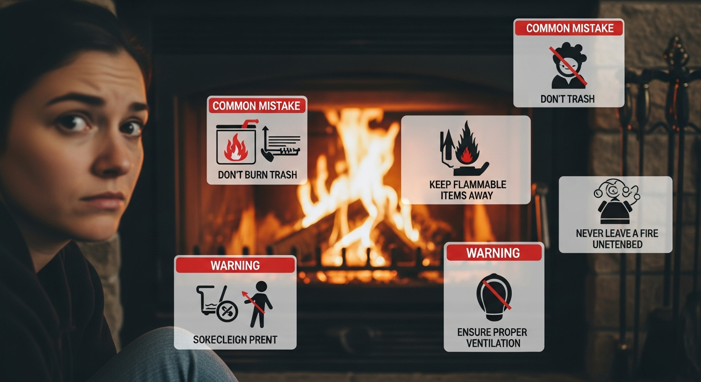 10 Greșeli comune la șeminee (Și cum să le eviți)