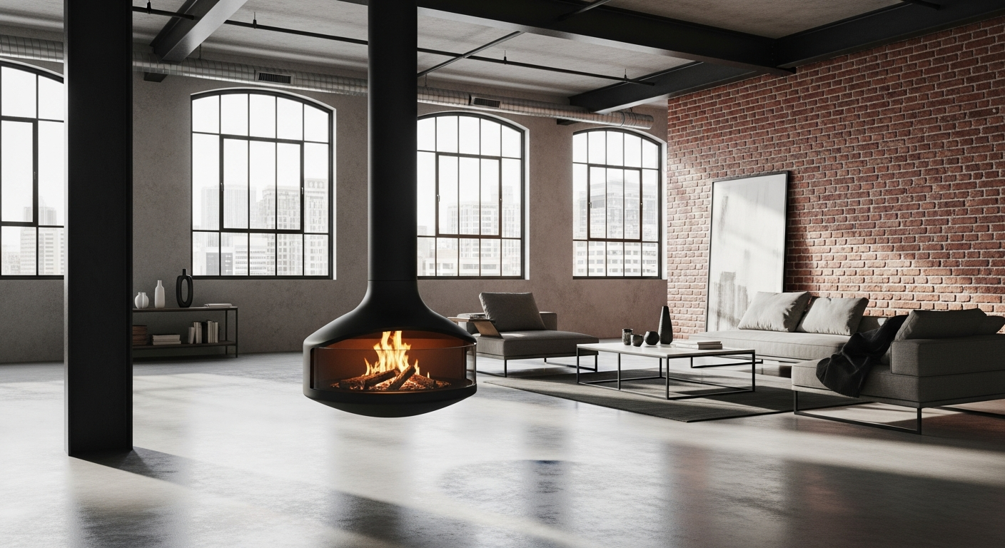 Șeminee Suspendate: Ghid Design & Instalare